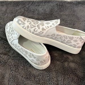 Cole Haan slip on animal print sneakers - size 8.5